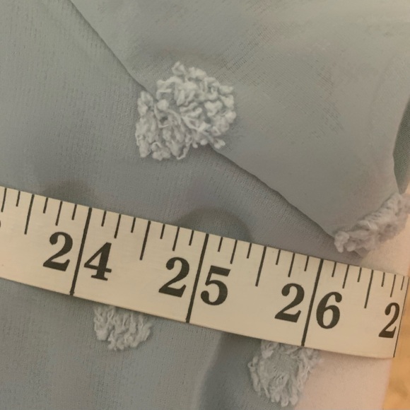 Swiss Dot Butterfly Sleeve Blouse 2X - Picture 7 of 8